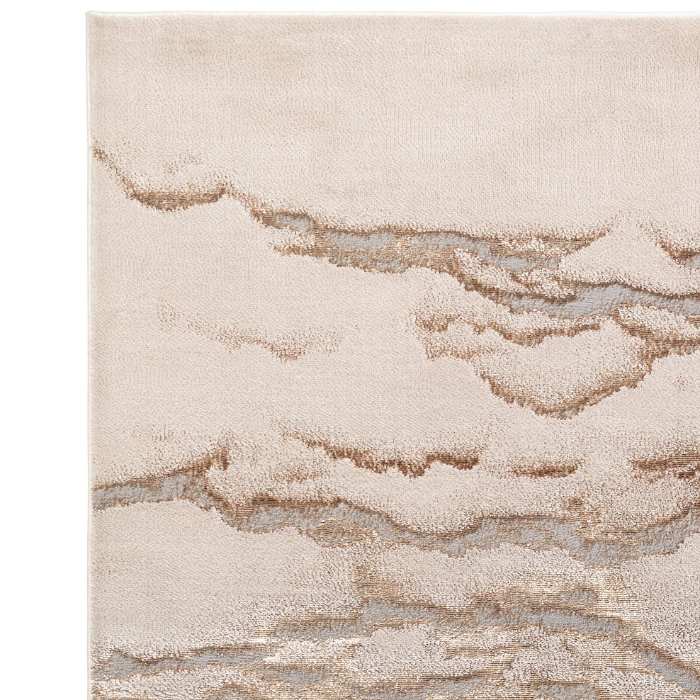 Clouds Metallic Rug 160 x 230cm - CreamGold 3