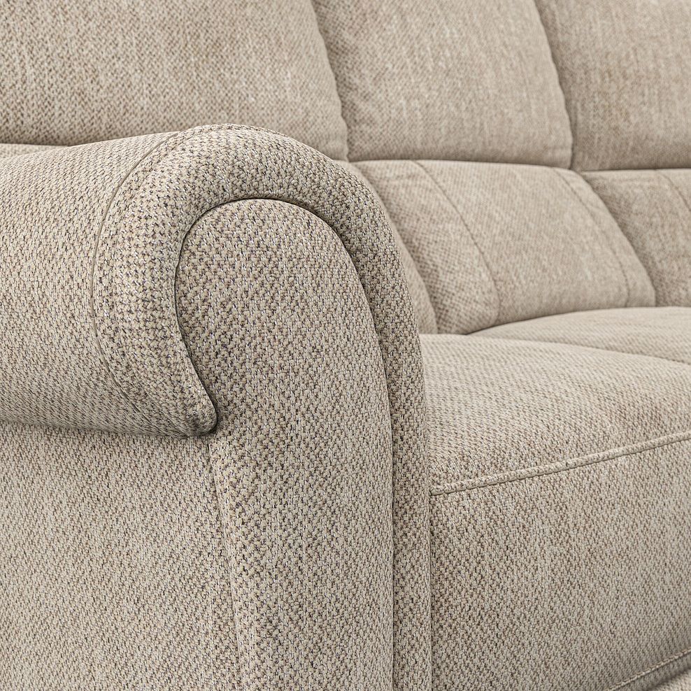 Colorado 3 Seater Electric Recliner in Jetta Beige Fabric 9