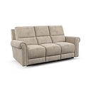 Colorado 3 Seater Electric Recliner in Jetta Beige Fabric