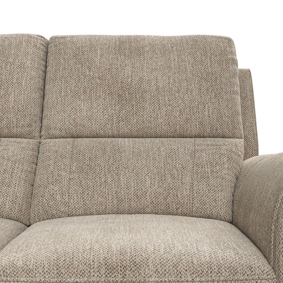 Colorado 3 Seater Electric Recliner in Jetta Beige Fabric 10