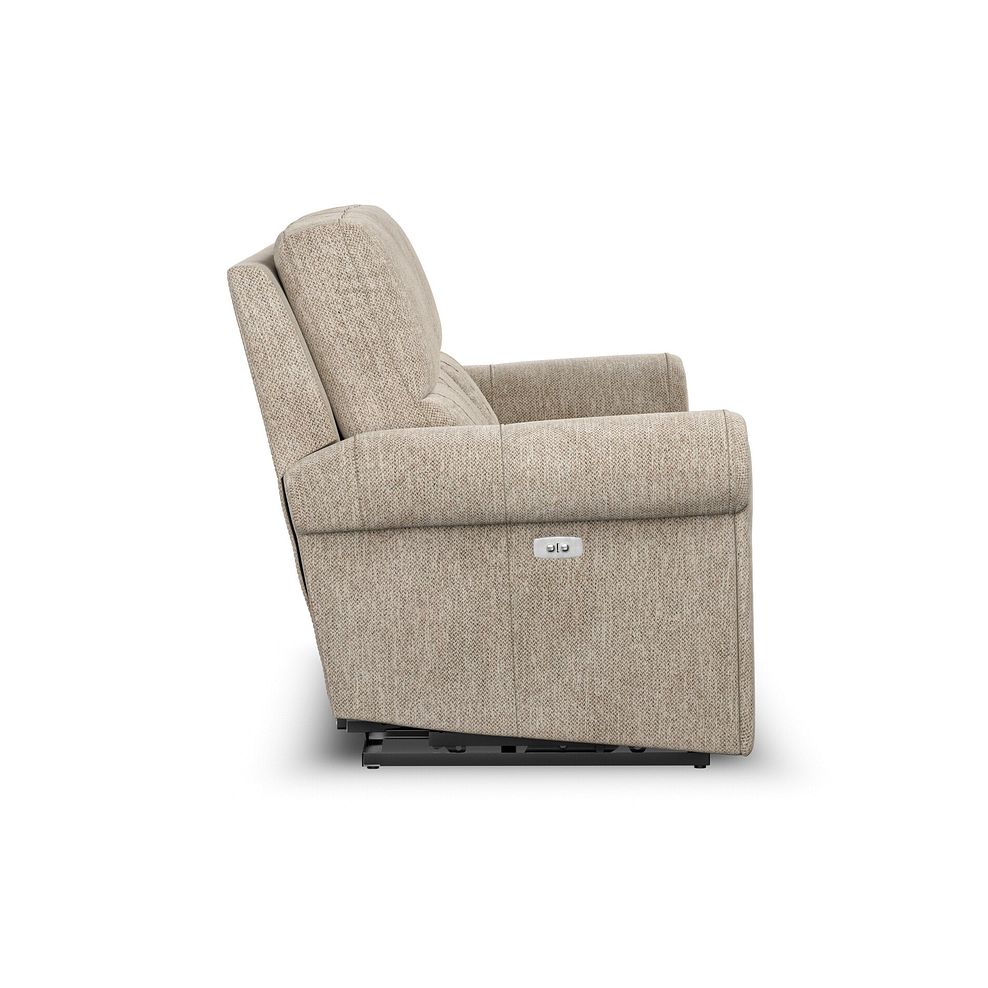 Colorado 3 Seater Electric Recliner in Jetta Beige Fabric 6