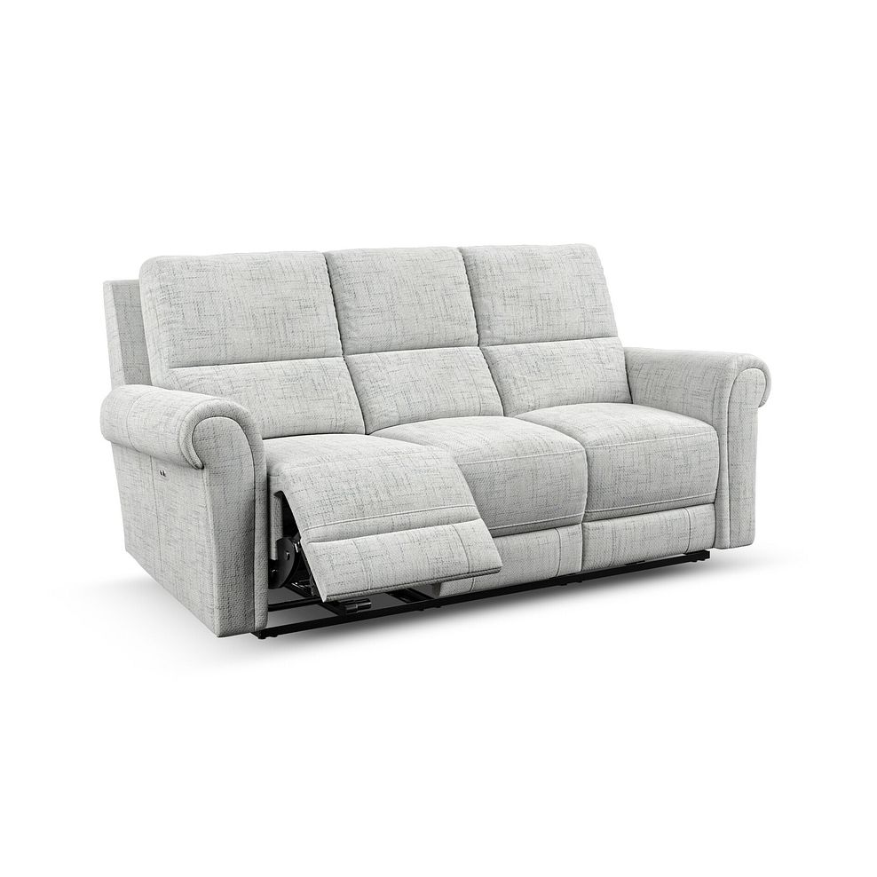 Colorado 3 Seater Electric Recliner in Keswick Dove Fabric 2