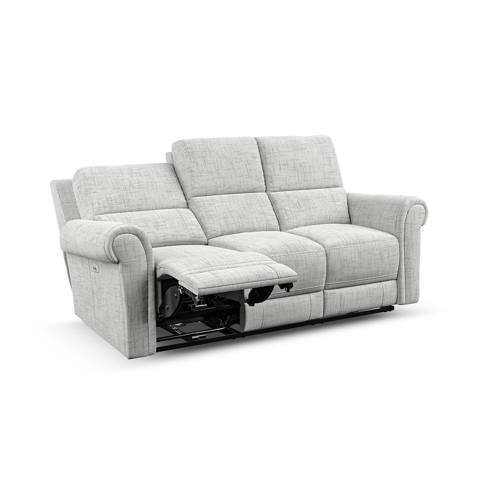 Colorado 3 Seater Electric Recliner in Keswick Dove Fabric 3