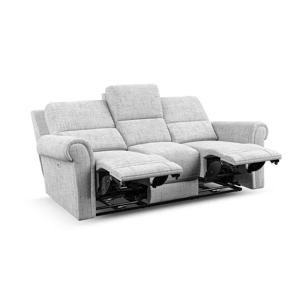 Colorado 3 Seater Electric Recliner in Keswick Dove Fabric 4