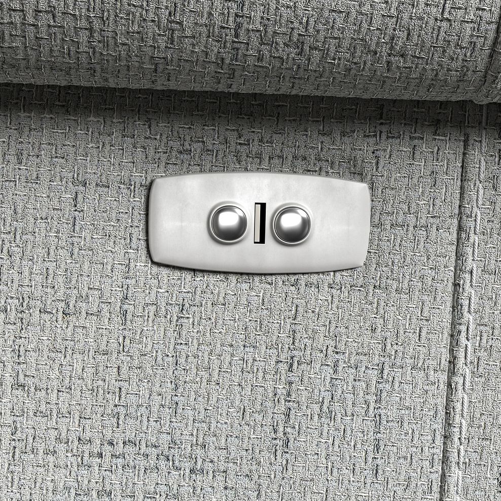 Colorado 3 Seater Electric Recliner in Keswick Dove Fabric 12