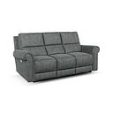 Colorado 3 Seater Electric Recliner in Miller Grey Fabric