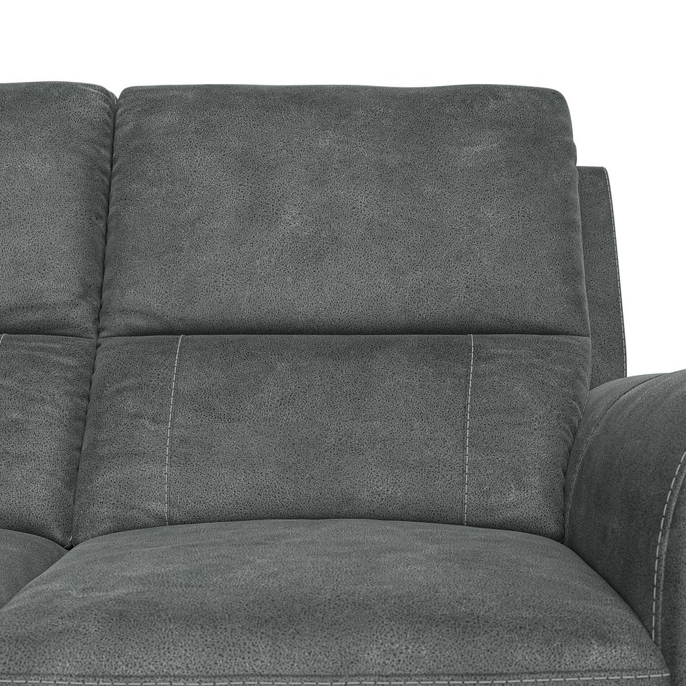 Colorado 3 Seater Electric Recliner in Miller Grey Fabric 10