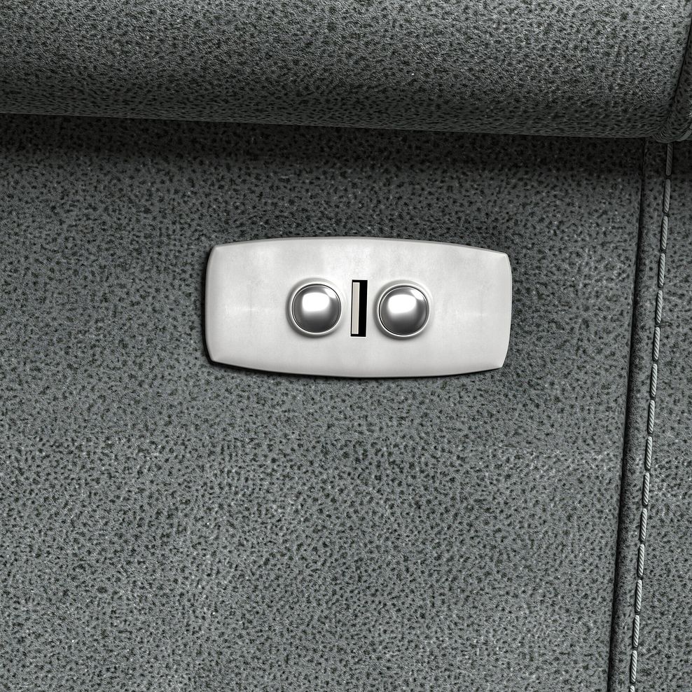 Colorado 3 Seater Electric Recliner in Miller Grey Fabric 12