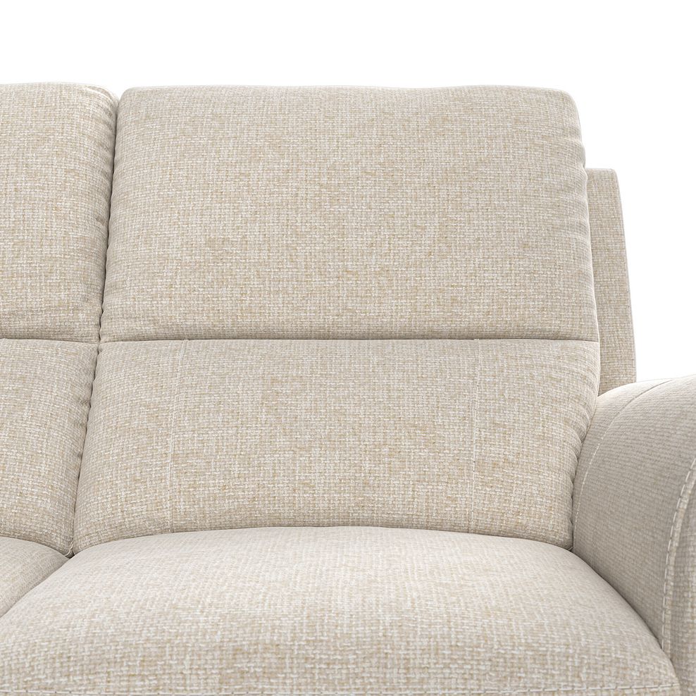 Colorado 3 Seater Electric Recliner in Hopsack Natural Fabric 9