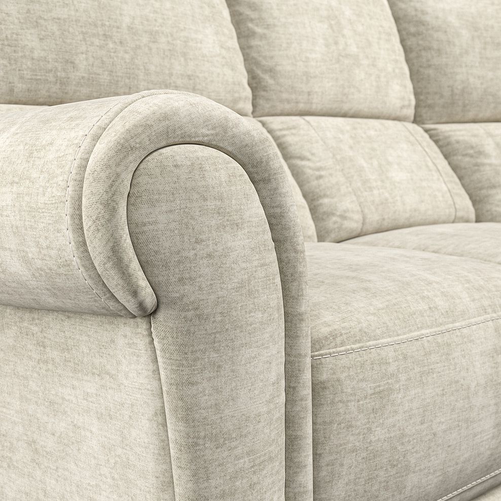 Colorado 3 Seater Electric Recliner in Plush Beige Fabric 9
