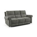 Colorado 3 Seater Electric Recliner in Plush Charcoal Fabric