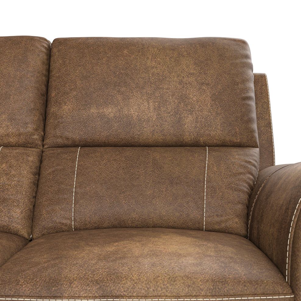 Colorado 3 Seater Electric Recliner in Ranch Brown Fabric 11