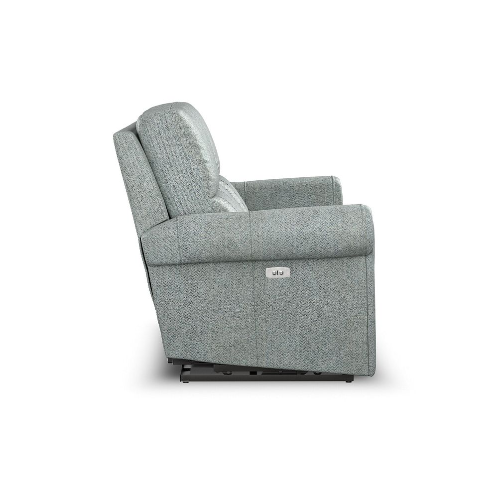 Colorado 3 Seater Electric Recliner in Santos Steel Fabric 6