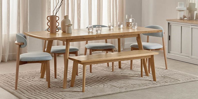 Dining Table with Benches