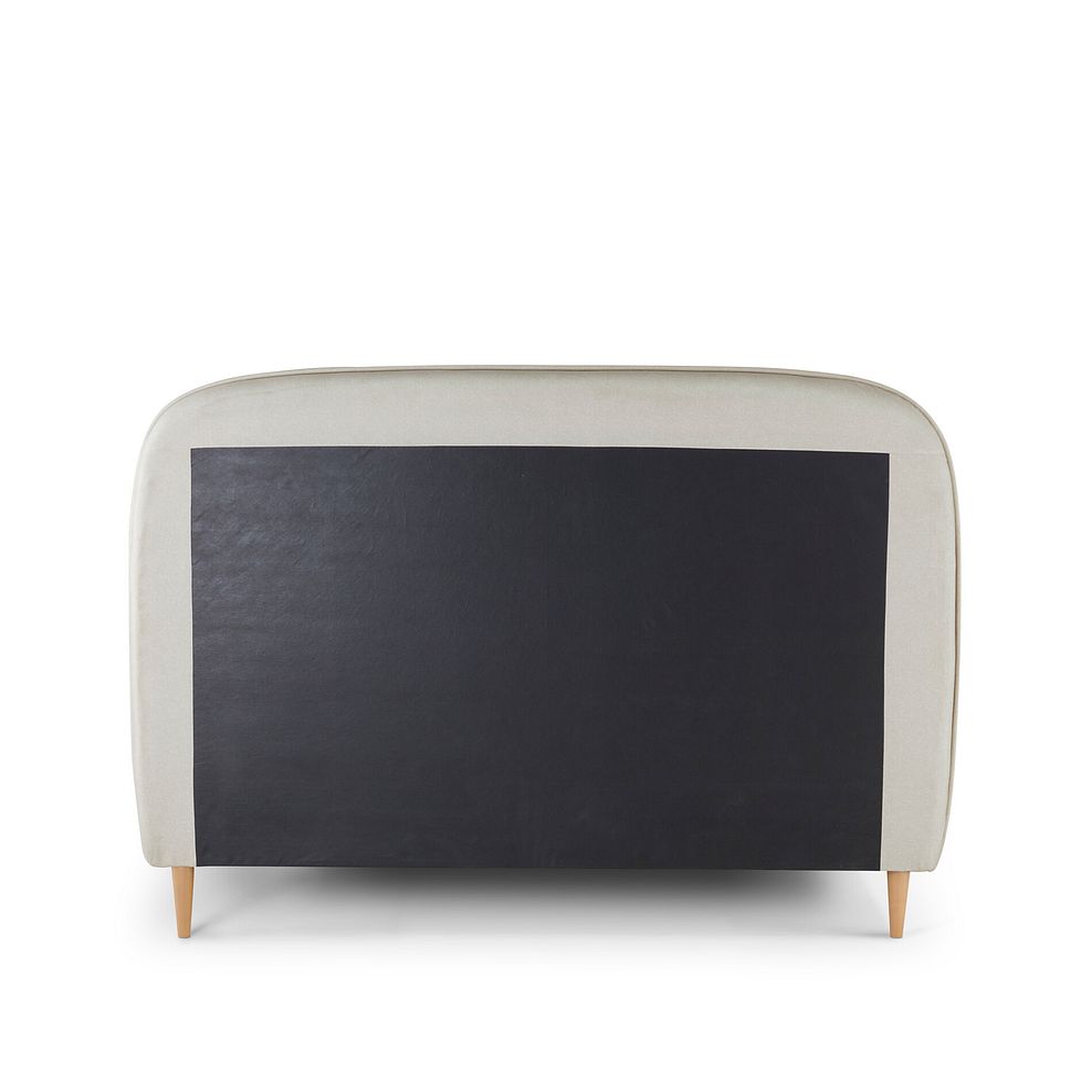 Durham Double Bed in Smooth Stone Fabric 7