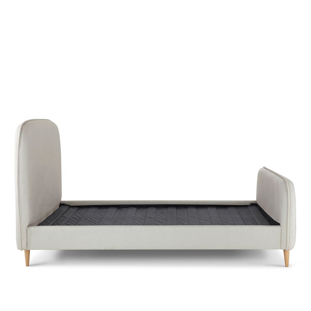 Durham Double Bed in Smooth Stone Fabric 6