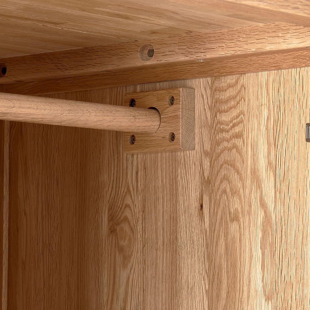 Durham Natural Oak Double Wardrobe 10