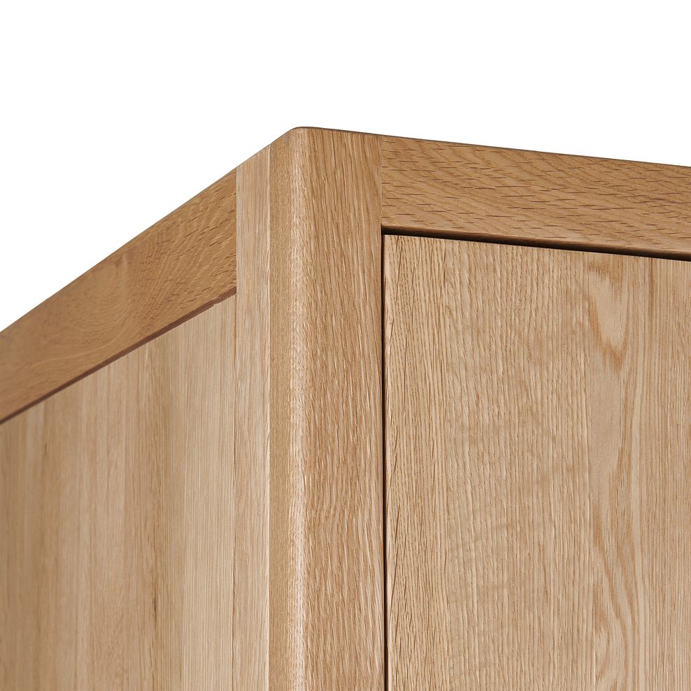 Durham Natural Oak Double Wardrobe 8