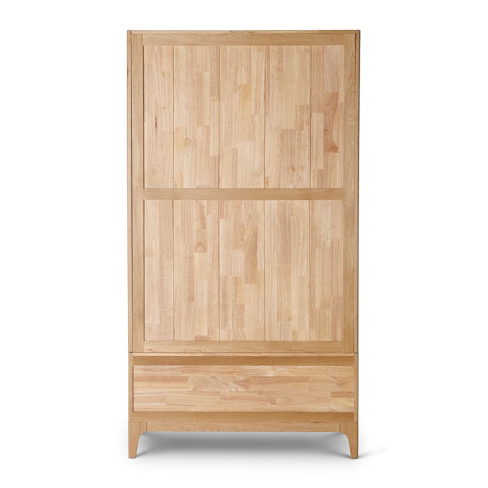 Durham Natural Oak Double Wardrobe 7