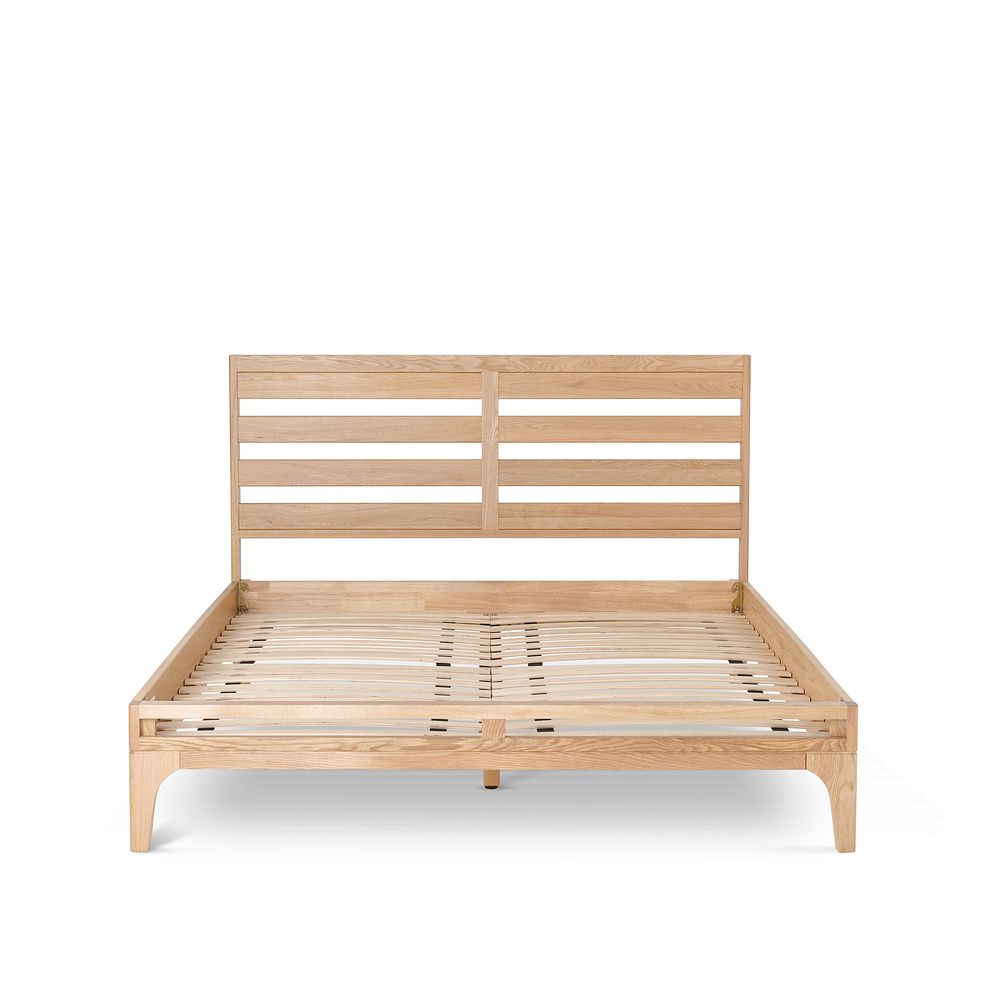 Durham Natural Oak King-Size Bed 5