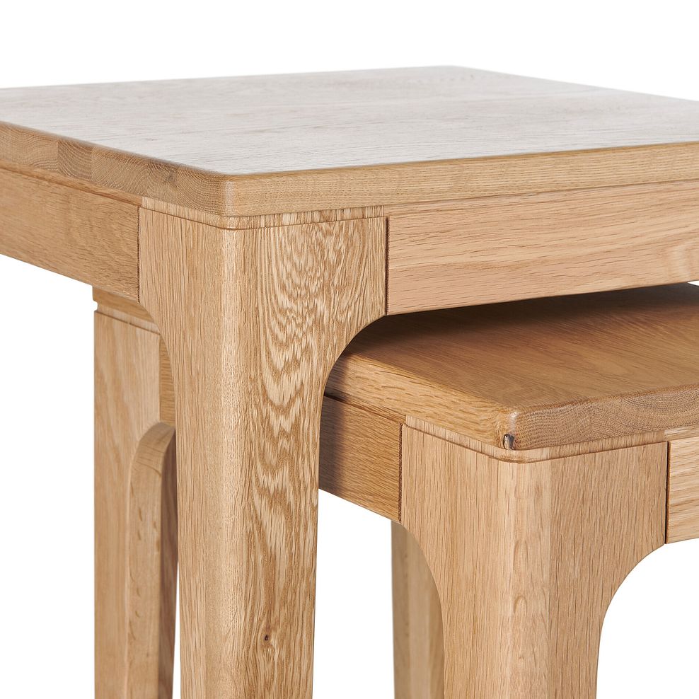 Durham Natural Oak Nest of Tables 5