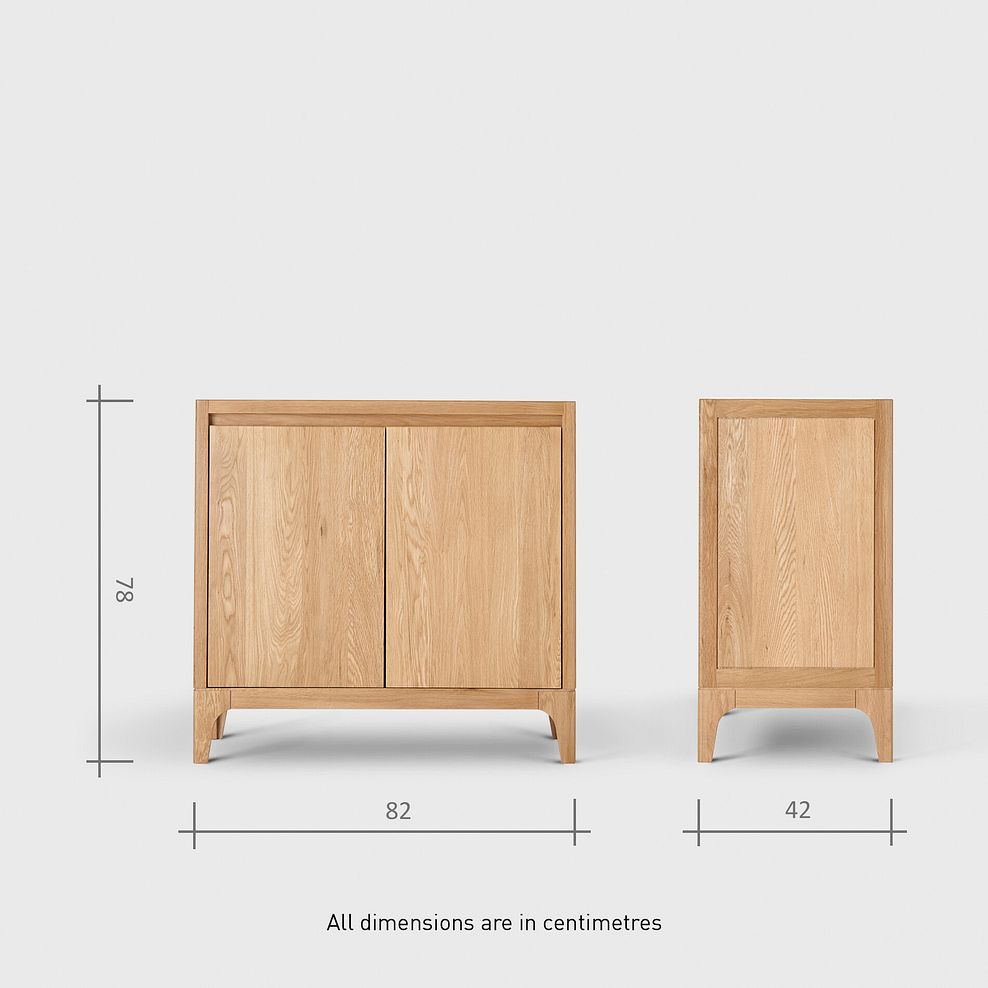 Durham Natural Oak Small Sideboard 12