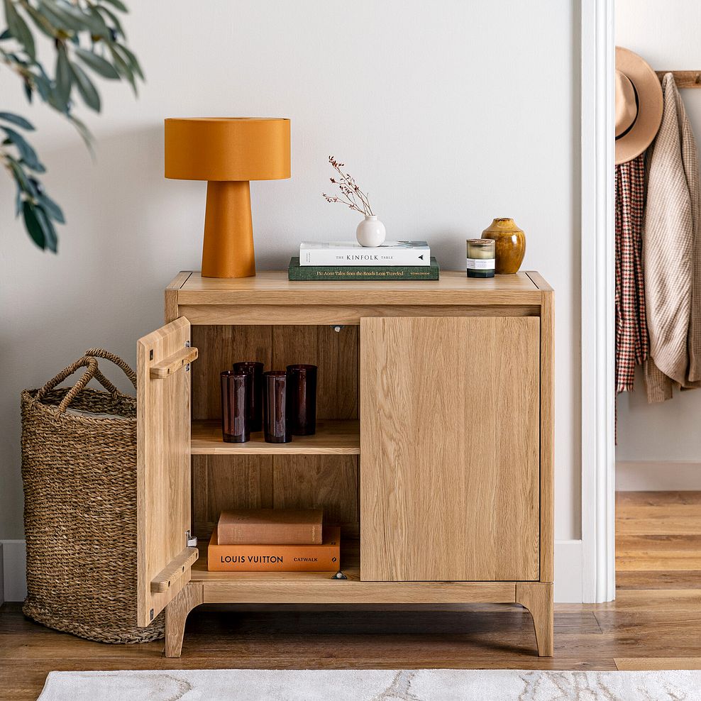Durham Natural Oak Small Sideboard 2
