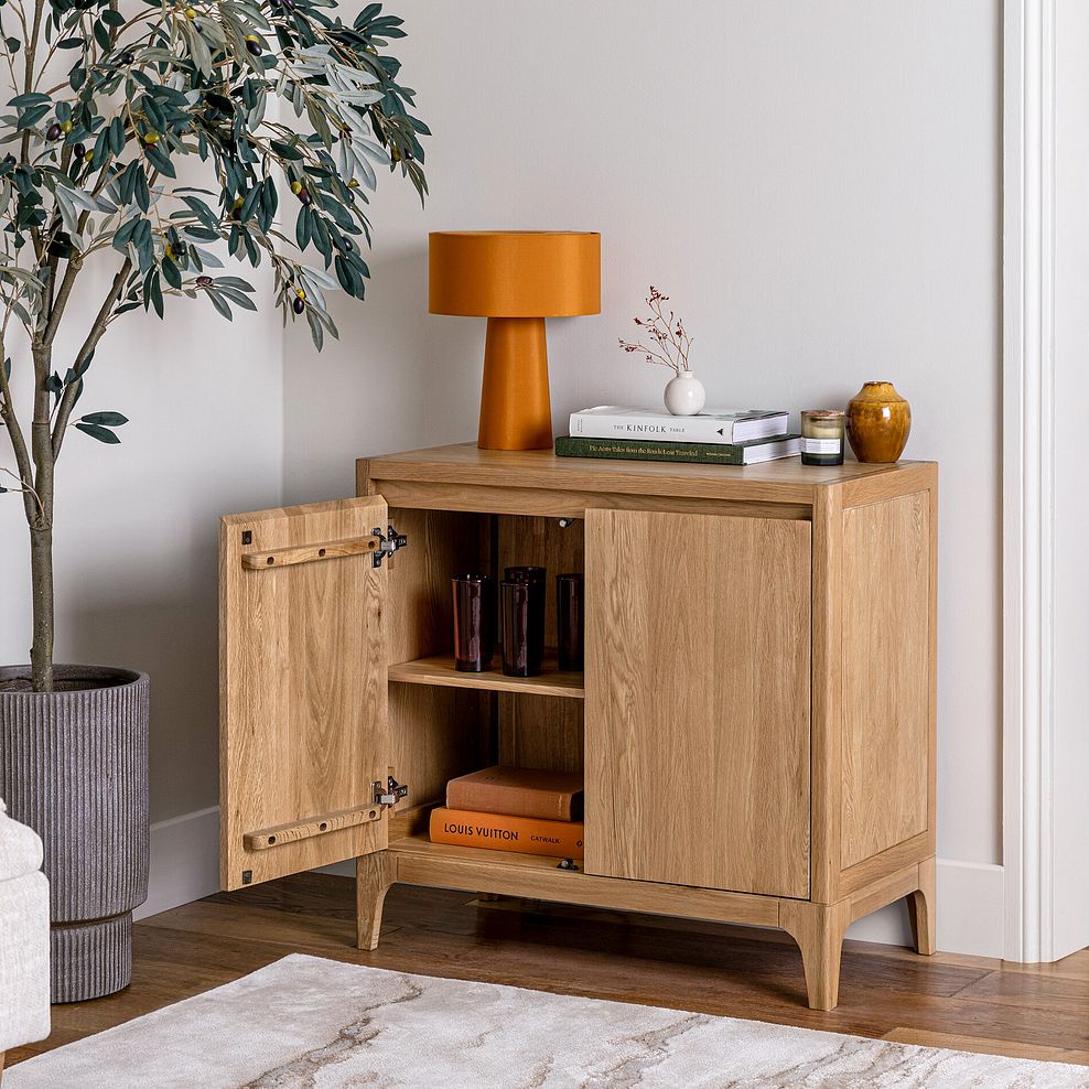 Durham Natural Oak Small Sideboard 4