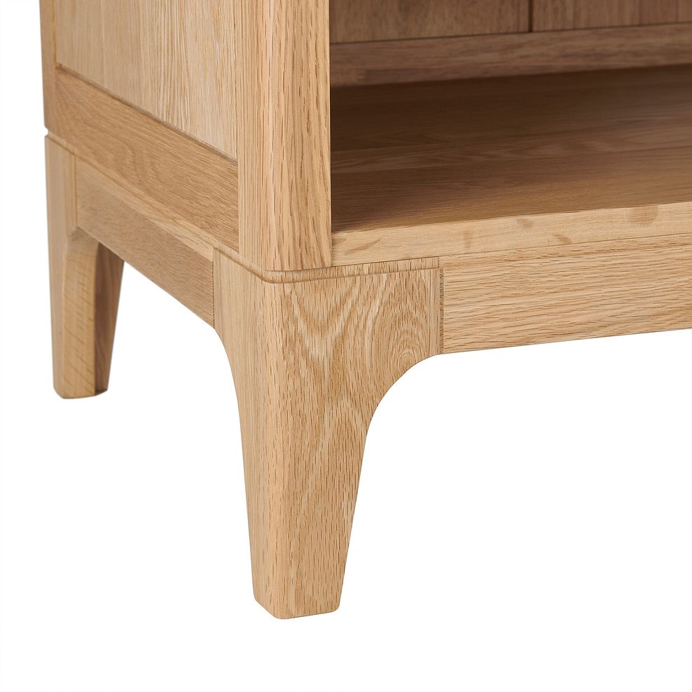 Durham Natural Oak Large TV Unit 8