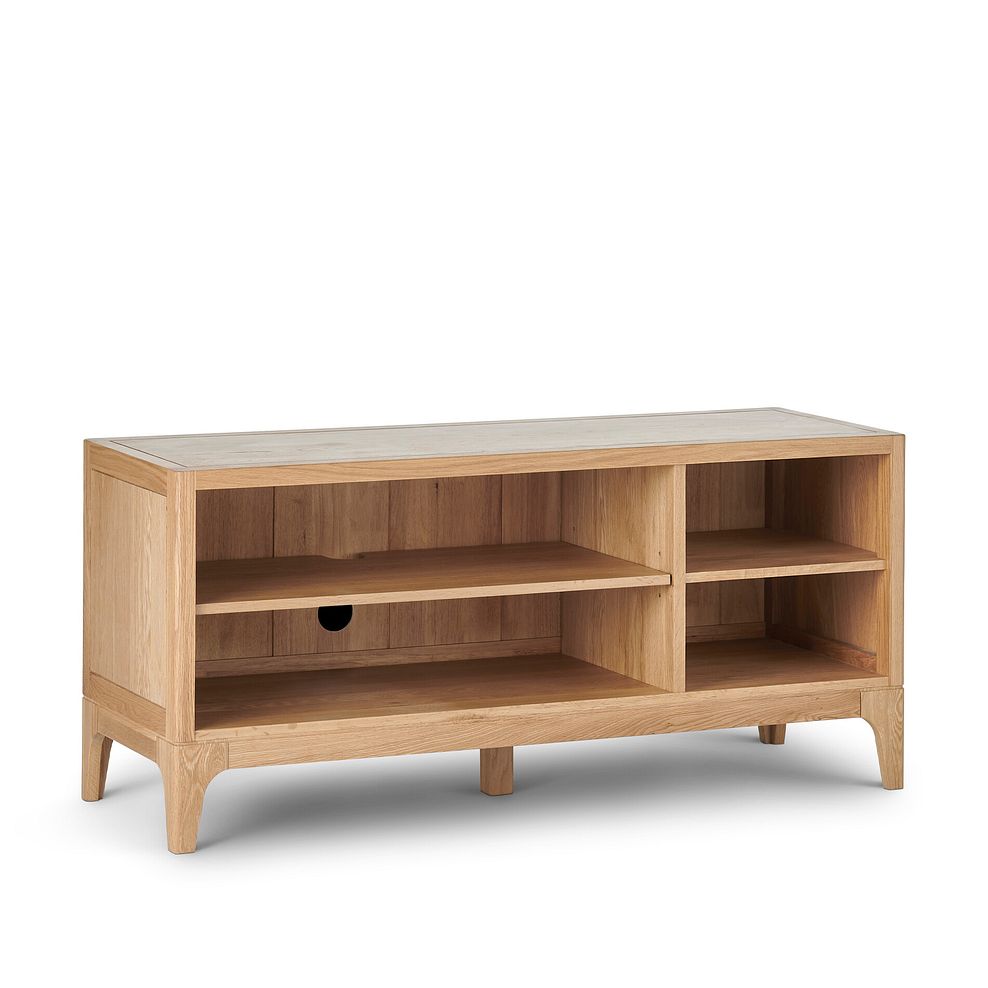 Durham Natural Oak Large TV Unit 4