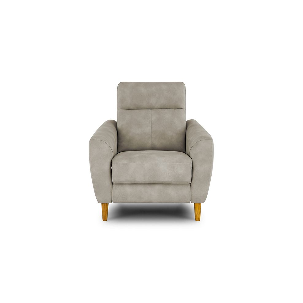 Dylan Armchair in Oxford Beige Fabric 2