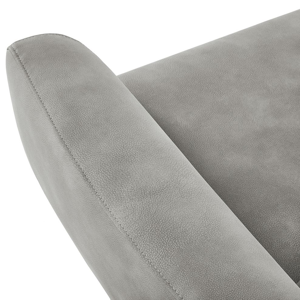 Dylan Armchair in Oxford Grey Fabric 9