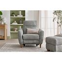 Dylan Armchair in Oxford Grey Fabric