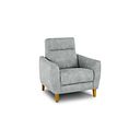 Dylan Armchair in Oxford Silver Fabric