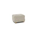 Dylan Storage Footstool in Darwin Ivory Fabric