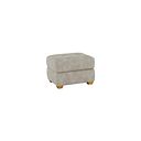 Dylan Storage Footstool in Oxford Beige Fabric