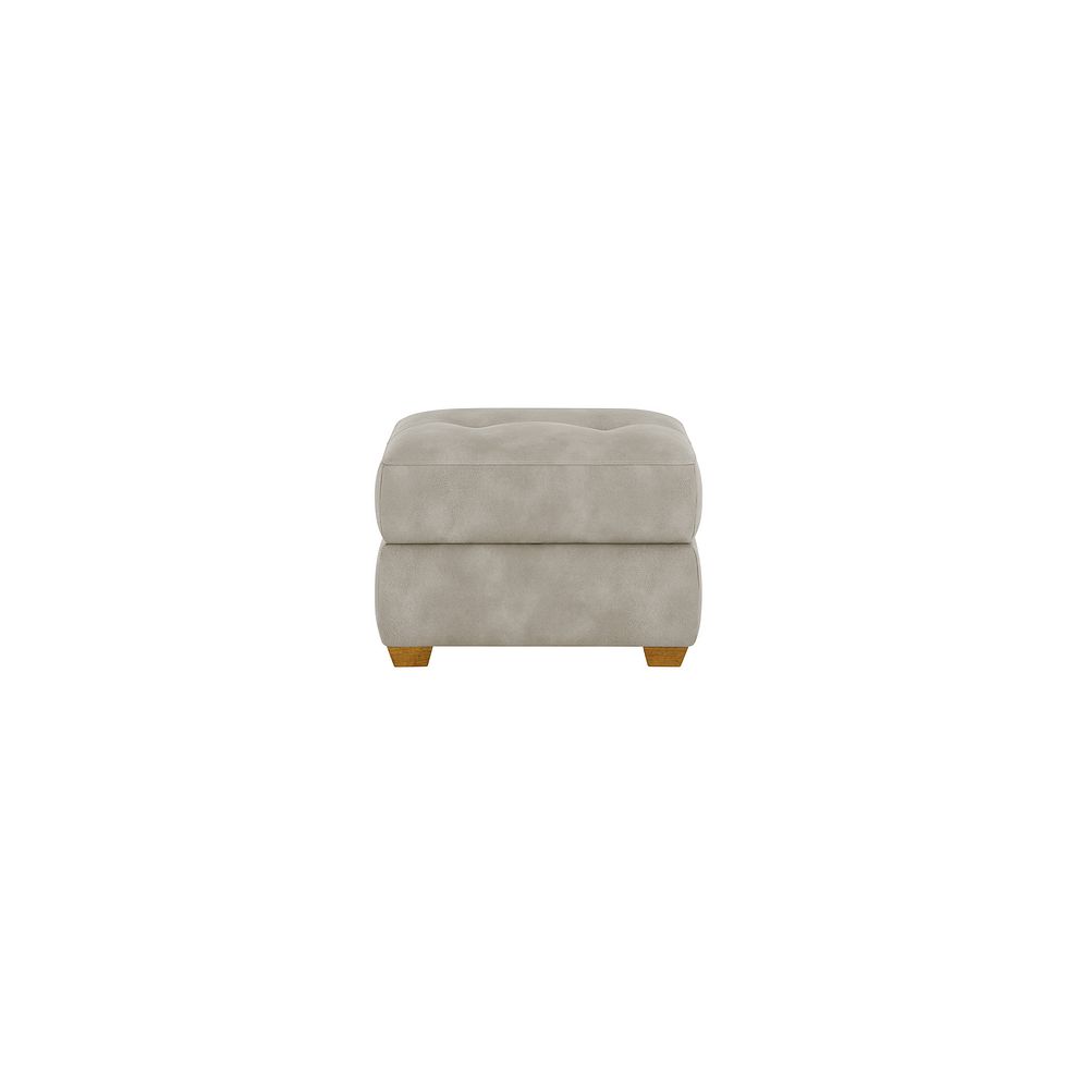 Dylan Storage Footstool in Oxford Beige Fabric 2