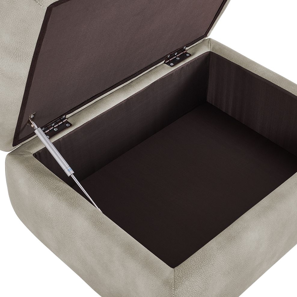 Dylan Storage Footstool in Oxford Beige Fabric 6