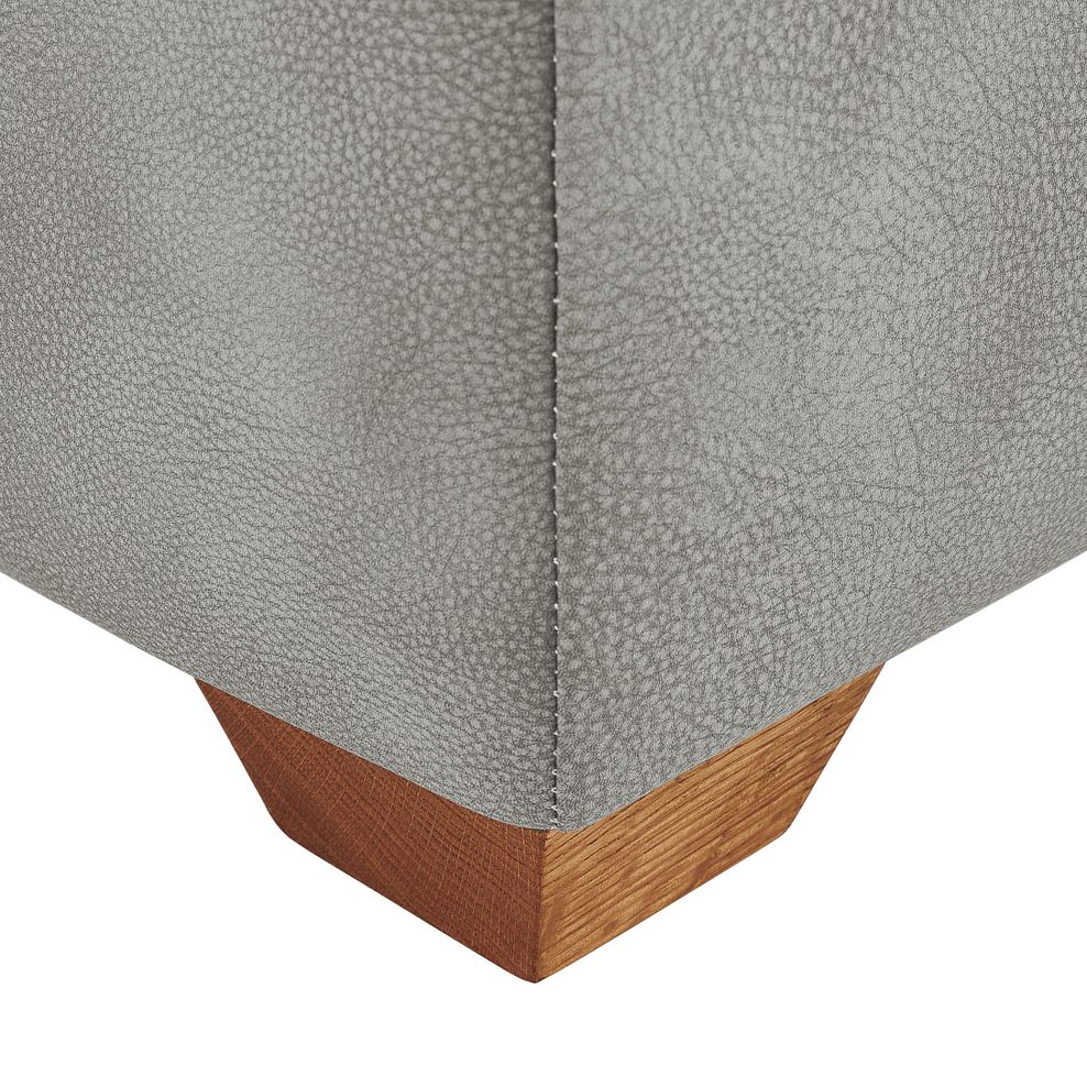 Dylan Storage Footstool in Oxford Grey Fabric 6