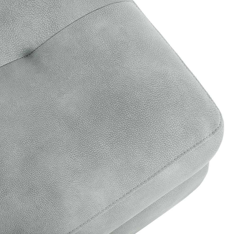 Dylan Storage Footstool in Oxford Silver Fabric 5