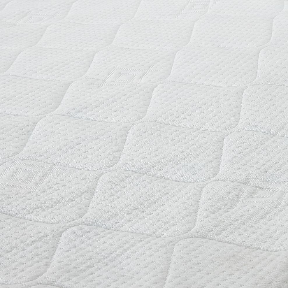 Eastley Left Hand Chaise Sofa Bed with Storage in Limoge Green Fabric with Beige Scatters 17