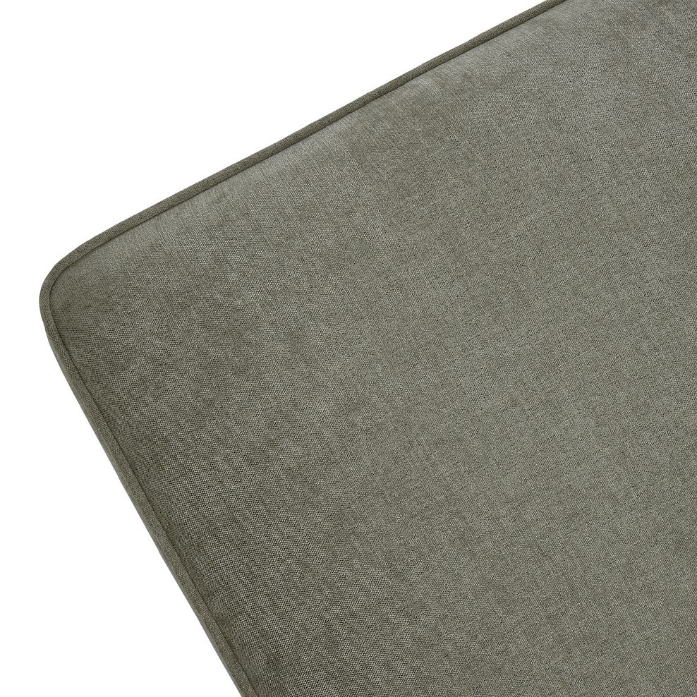 Eastley Left Hand Chaise Sofa Bed with Storage in Limoge Green Fabric with Beige Scatters 24