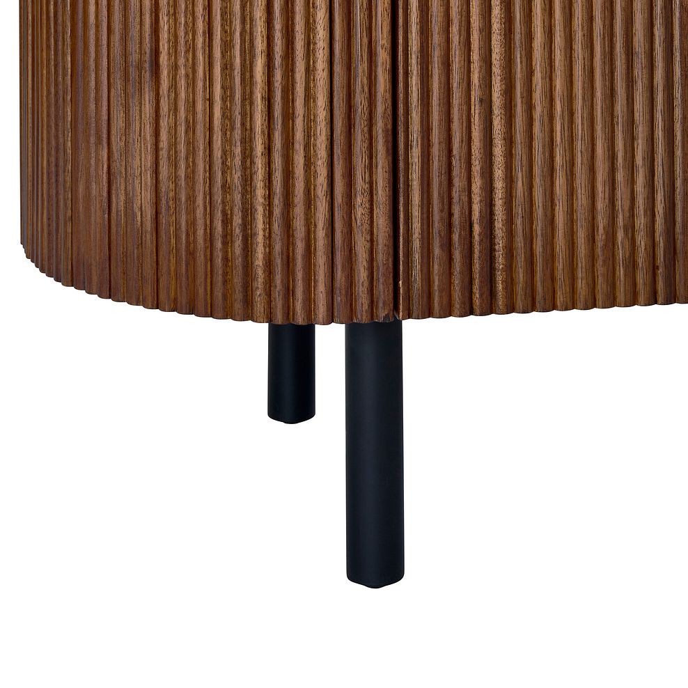 Elba Solid Acacia and Italian Marble Small Sideboard 12