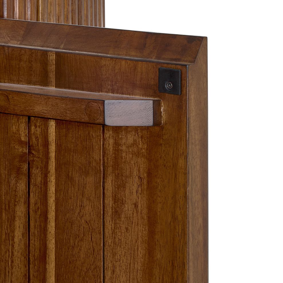 Elba Solid Acacia and Italian Marble Small Sideboard 13