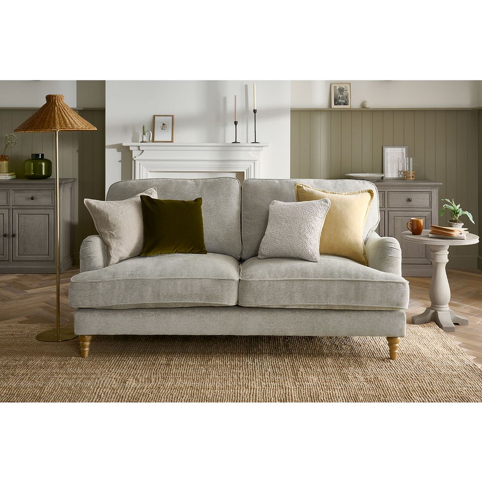 Eloise 3 Seater Sofa in Marlan Natural Fabric 1