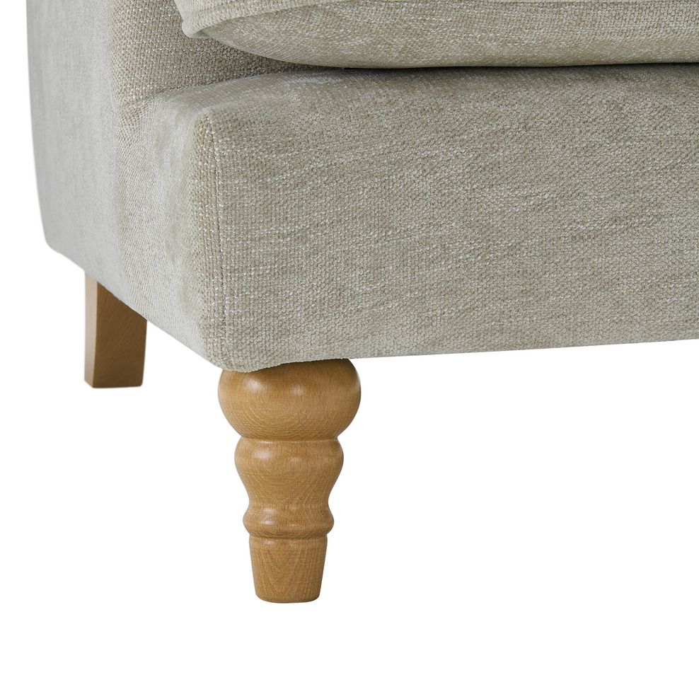 Eloise 3 Seater Sofa in Marlan Natural Fabric 11