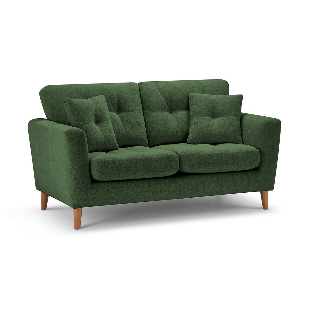 Eton 2 Seater Sofa in Cherub Olive Fabric 1