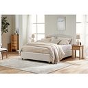 Evesham King-size Ottoman Storage Bed in Carina Parchment Fabric