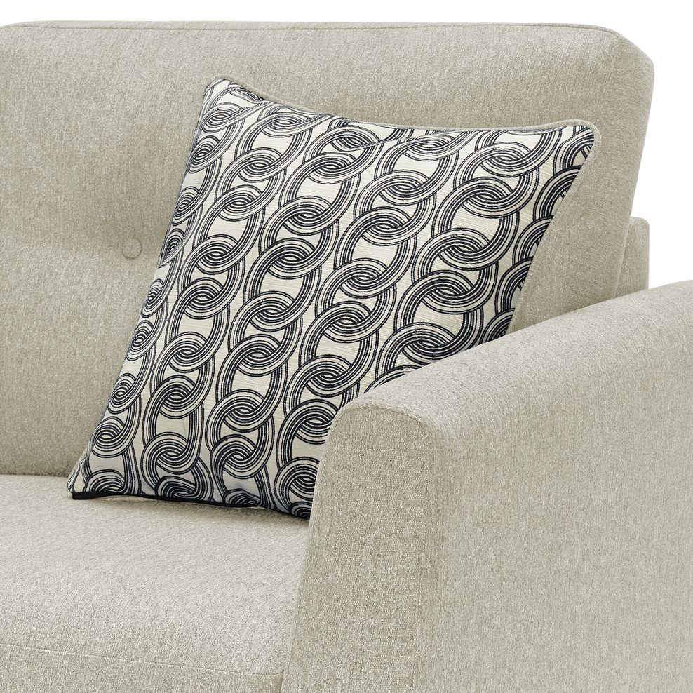 Evie Loveseat in Rosa Collection Sand Fabric 7