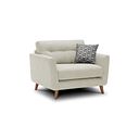 Evie Loveseat in Rosa Collection Sand Fabric